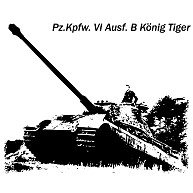 ドイツ軍重戦車"KING TIGER"｜長袖Tシャツ｜ライトピンク
