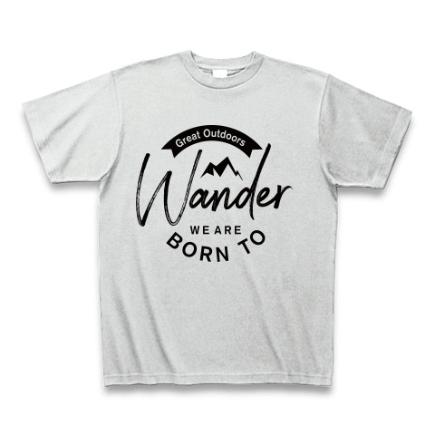 Wander｜Tシャツ｜アッシュ
