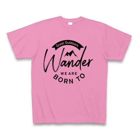 Wander｜Tシャツ｜ピンク