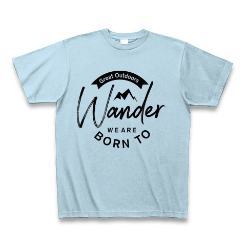 Wander｜Tシャツ｜ライトブルー