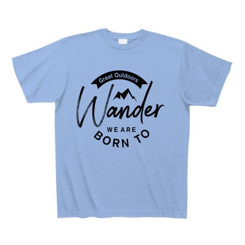Wander｜Tシャツ｜サックス