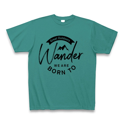 Wander｜Tシャツ｜ピーコックグリーン