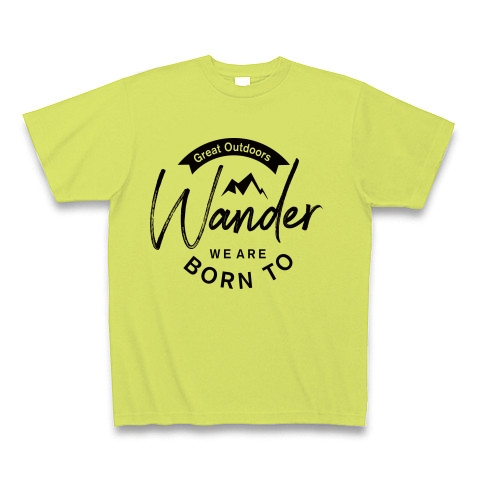 Wander｜Tシャツ｜ライトグリーン