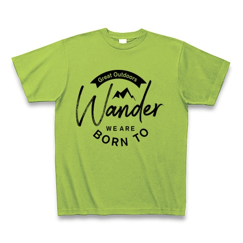 Wander｜Tシャツ｜ライム