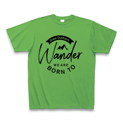 Wander｜Tシャツ｜ブライトグリーン