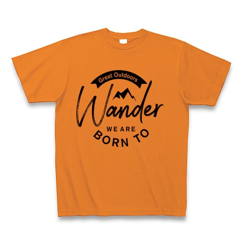 Wander｜Tシャツ｜オレンジ