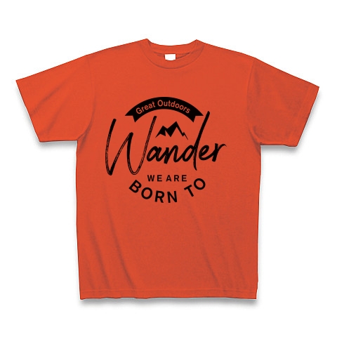 Wander｜Tシャツ｜イタリアンレッド