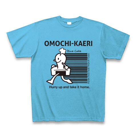 OMOCHI-KAERI｜Tシャツ Pure Color Print｜シーブルー