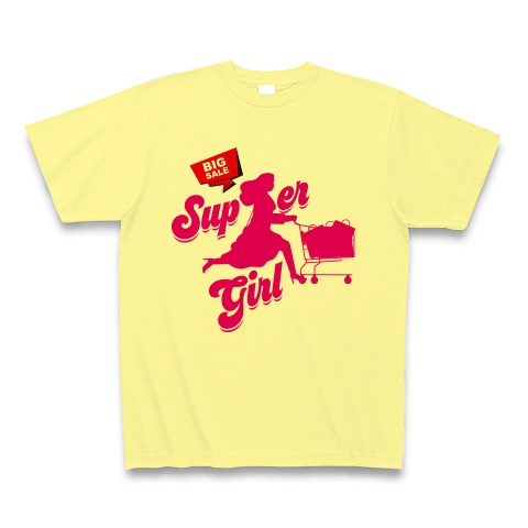 Super Girl｜Tシャツ｜ライトイエロー
