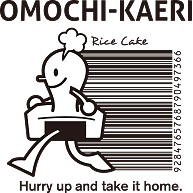 OMOCHI-KAERI｜Tシャツ｜シルバーグレー