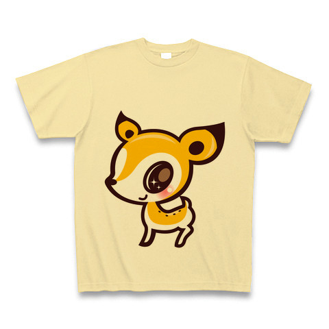 商品詳細 子鹿バンビ動物キャラクターイラスト 単体 Tシャツ ナチュラル デザインtシャツ通販clubt