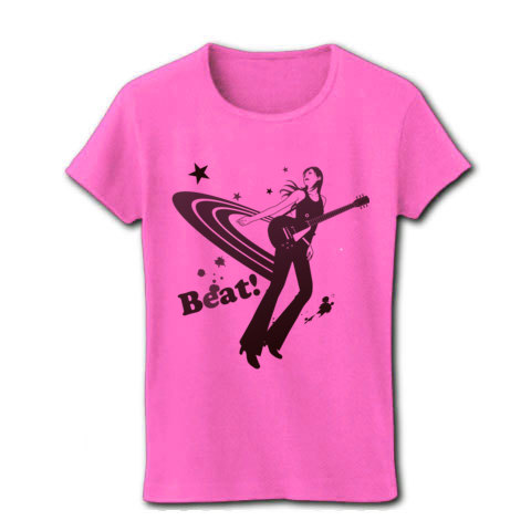 Beat｜レディースTシャツ｜ピンク