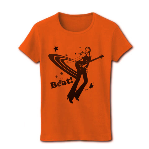 Beat｜レディースTシャツ｜オレンジ