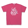 HELLS DEPT LOGO TYPE:A Tシャツ Pure Color Print(ホットピンク)