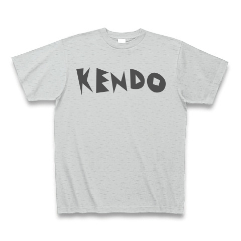 KENDO 「不動心」｜Tシャツ Pure Color Print｜グレー