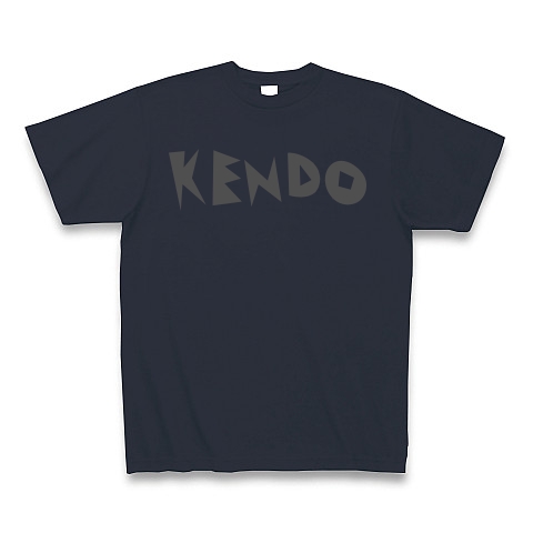 KENDO 「不動心」｜Tシャツ Pure Color Print｜デニム