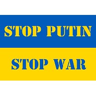 戦争反対　STOP　PUTIN　STOP　WAR