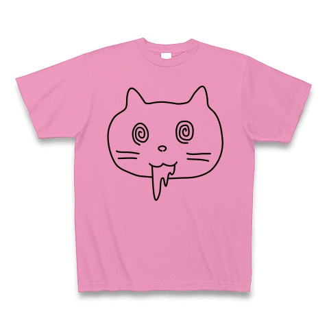 商品詳細 お腹ペコペコの猫 Tシャツ ピンク デザインtシャツ通販clubt