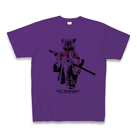 商品詳細 超斬新 超かっこいい 猫侍 Cat Samurai Tシャツ パープル デザインtシャツ通販clubt 商品詳細 超斬新 超かっこいい 猫侍 Cat Samurai Tシャツ パープル デザインtシャツ通販clubt