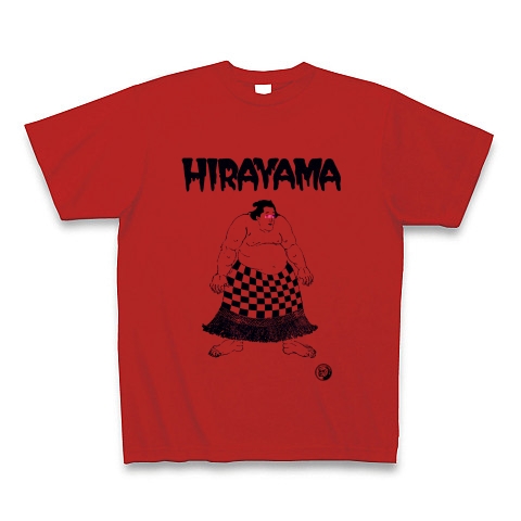 HIRAYAMA｜Tシャツ Pure Color Print｜レッド