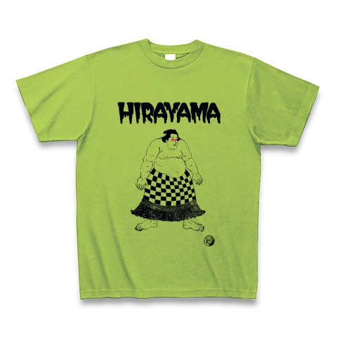 HIRAYAMA｜Tシャツ Pure Color Print｜ライム