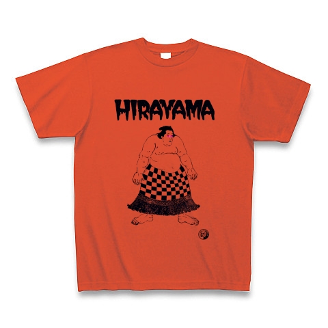 HIRAYAMA｜Tシャツ Pure Color Print｜イタリアンレッド
