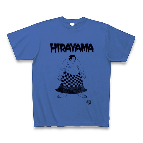 HIRAYAMA｜Tシャツ Pure Color Print｜ミディアムブルー