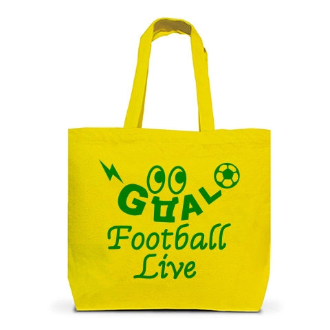サッカー・GOAL・緑・FOOTBALL・サッカーボール・ゴール坊や・キャラクター・サッカー魂・サッカー部・サッカー応援・サッカーファッション・かわいい・かっこいい・おもしろい・楽しい｜トートバッグL｜デイジー
