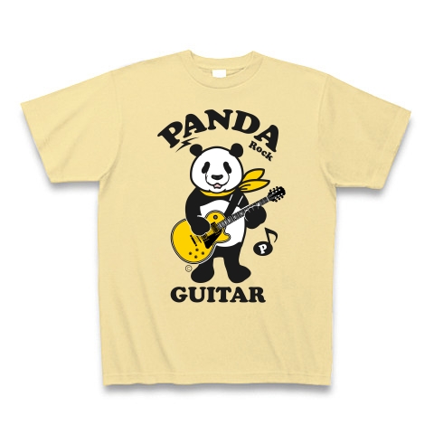 商品詳細 パンダ ギター 楽器 イラスト デザイン Tシャツ