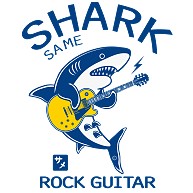 サメ 鮫 シャーク ギターrock Shark サメ Tシャツ イラスト デザイン アイテム シャーク サメ グッズ Guitar Same サメギター C デザインの全アイテム デザインtシャツ通販clubt