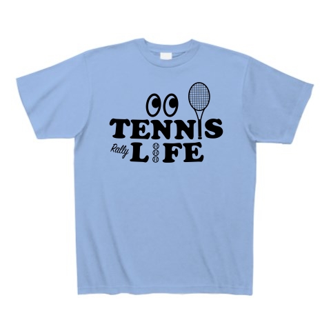 商品詳細 テニス Tennis ライフ 目玉 文字 アイテム デザイン ラケット ガット イラスト スポーツ Tシャツ サーブ 男子 女子 かっこいい かわいい 選手 画像 ボール 王子 応援 Tシャツ サックス デザインtシャツ通販clubt