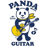 商品詳細 パンダ ギター 楽器 イラスト デザイン Tシャツ アニマル 音楽 動物 アイテム グッズ ギタリスト Guitar Music 楽器 演奏パンダ ギターを弾くパンダ 黄色いギター かわいいパンダイラスト 絵 オリジナル Tシャツ ライトイエロー デザイン