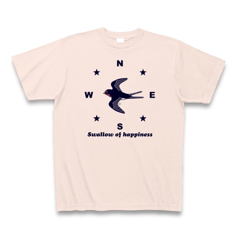 商品詳細 ツバメ Swallow News イラスト 燕 鳥 星 幸せを運ぶ鳥 スワロー 幸福の象徴 縁起がいい つばめ かわいい Tシャツ デザイン トートバック 飛ぶツバメ 幸運グッズ 方位 方角 Tシャツ ライトピンク デザインtシャツ通販clubt
