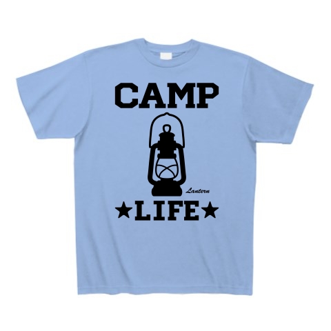 商品詳細 キャンプ ランタン 照明器具 グッズ Camp 野外 ランプ イラスト シルエット 照らす Camping デザイン アウトドア キャンプ場 ソロキャンプ 個人キャンプ 家族キャンプ アウトドア Tシャツ サックス デザインtシャツ通販clubt