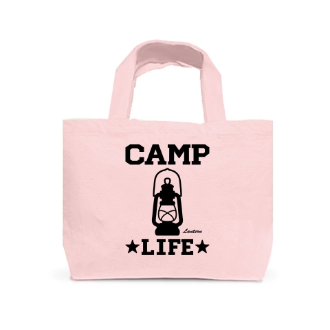 商品詳細 キャンプ ランタン 照明器具 グッズ Camp 野外 ランプ イラスト シルエット 照らす Camping デザイン アウトドア キャンプ場 ソロキャンプ 個人キャンプ 家族キャンプ アウトドア トートバッグs ライトピンク デザインtシャツ通販clubt