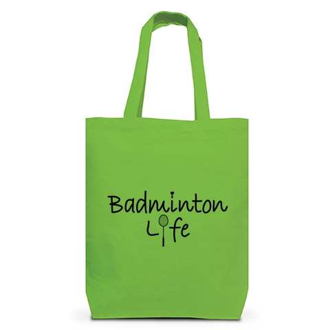 商品詳細 バドミントン Badminton 文字 スポーツライフ ラリー デザイン Tシャツ スポーツ かっこいい かわいい 女子 男子 羽球 シャトル スマッシュ ラケット イラスト プレーヤー 選手 トートバッグm ライム デザインtシャツ通販clubt