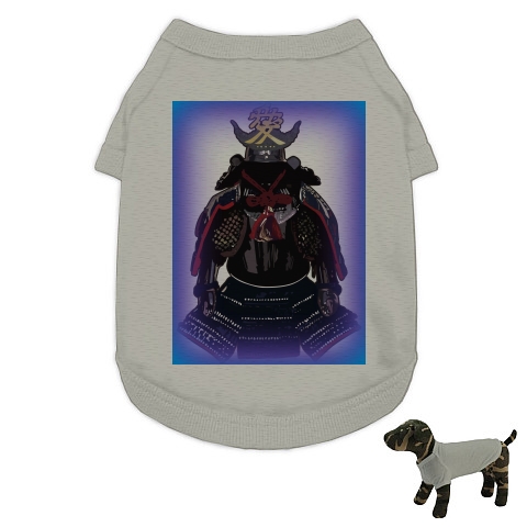 商品詳細 戦国武将甲冑図鑑 Samurai Armor D Type ドッグウェア 杢グレー デザインtシャツ通販clubt