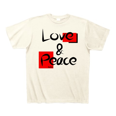 Love&Peace3｜Tシャツ｜アイボリー