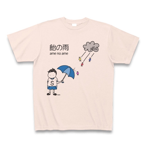 商品詳細 飴の雨 Tシャツ ライトピンク デザインtシャツ通販clubt