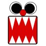 ガオ〜くん(顔)ー両面プリント ガオ〜くん(顔)ー両面プリント