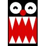 ガオーブラック^^ー片面プリント ガオーブラック^^ー片面プリント