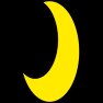 moon(つき)ー片面プリント moon(つき)ー片面プリント