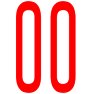 平和の輪だちーRedー両面プリント 平和の輪だちーRedー両面プリント