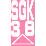 SGK38 △ーピンク1ー片面プリント SGK38 △ーピンク1ー片面プリント