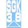 SGK 38 △ーsengoku38-ライトブルーー片面プリント SGK 38 △ーsengoku38-ライトブルーー片面プリント