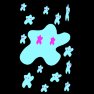 プヨロン ファミリー水色01ー両面プリント プヨロン ファミリー水色01ー両面プリント