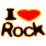 アイ ラブ Rockー片面プリント アイ ラブ Rockー片面プリント