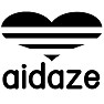 aidaze-「愛だぜ(aidaze)」黒ー両面プリント aidaze-「愛だぜ(aidaze)」黒ー両面プリント