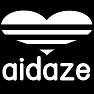 aidaze-「愛だぜ(aidaze)」-白ー両面プリント aidaze-「愛だぜ(aidaze)」-白ー両面プリント