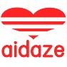 aidaze-「愛だぜ(aidaze)」赤ー両面プリント aidaze-「愛だぜ(aidaze)」赤ー両面プリント